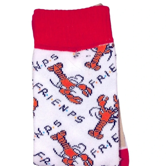 Friends lobster print fun socks - Picture 1 of 2